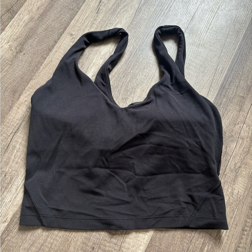 lululemon athletica Black Racerback Tank Top
